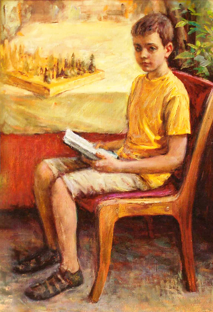 «Чемпіон із шахів». 2010. Полотно, олія